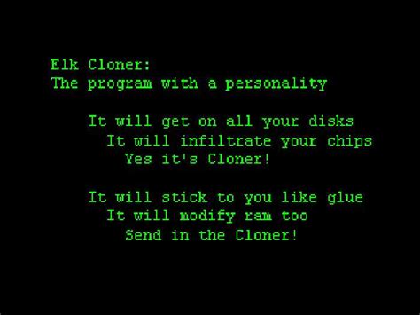 boot sector virus elk cloner|elk cloner virus.